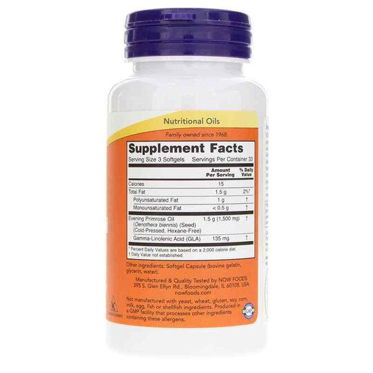 Evening Primrose Oil 500 Mg, NOW